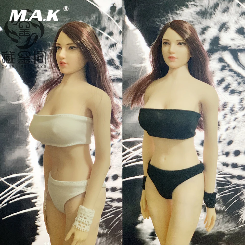 

1/6 Scale Female action figure Doll Accessories Wrapped Chest Underwear Panty Set Fit 12" TBLeague large bust Body