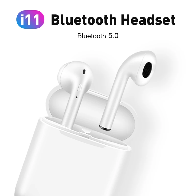 Беспроводные наушники i11 TWS tws Bluetooth 5 0 гарнитура с автоматическим сопряжением для