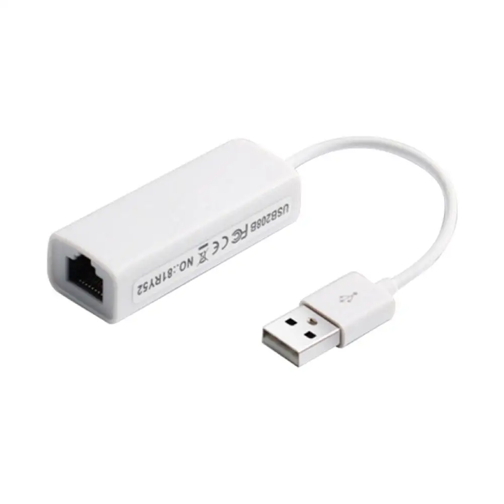 Концентратор с 1 портом USB 2 0 OTG Ethernet концентратор 100 Мб к RJ45 LAN адаптер Проводная