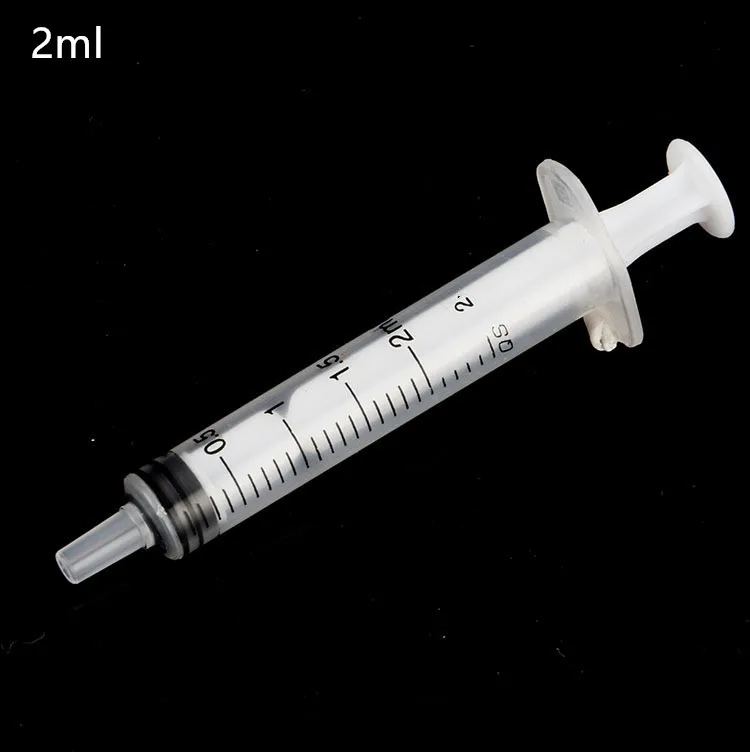 1pcs 2ml 5pcsOne-off 2 мл 5 мл инжекторы чернильный картридж Домашние животные питательный образец измерительный шприц для измерения питательных веществ моторинг приложений - Цвет: 1pcs 2ml