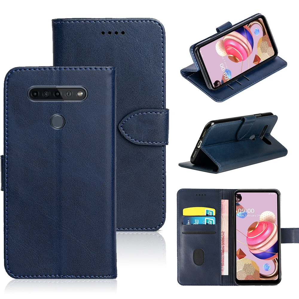 

NINY для LG K51S чехол для телефона мульти-Функция (полиуретан) с откидной крышкой 6 цветов для планшетов из искусственной кожи с пряжкой спереди ...