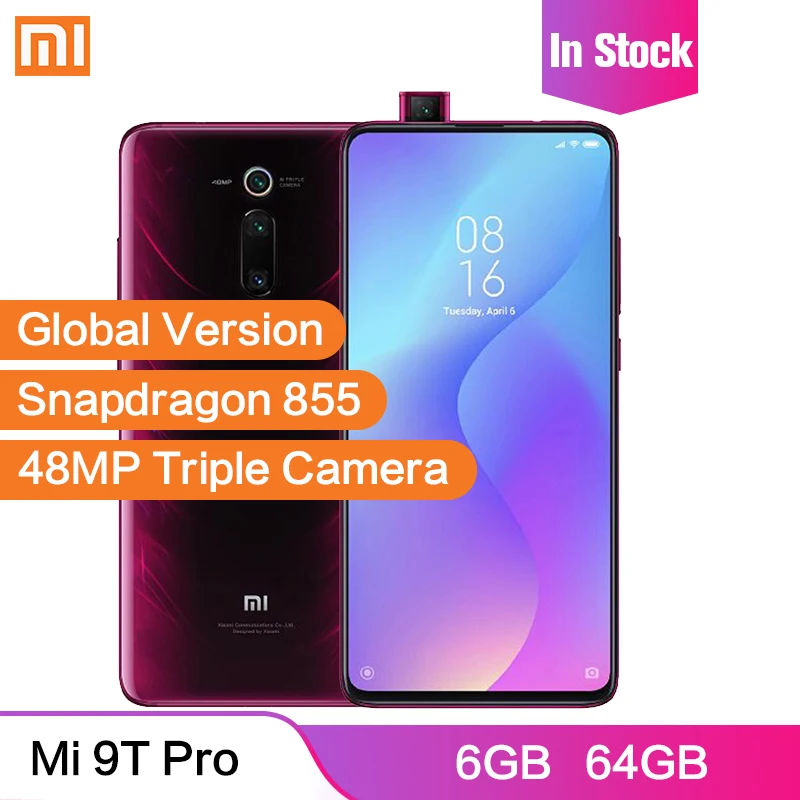 PL местная доставка глобальная версия Xiaomi mi 9T Pro Red K20 6 Гб 64 Snapdragon 855 48MP Тройная