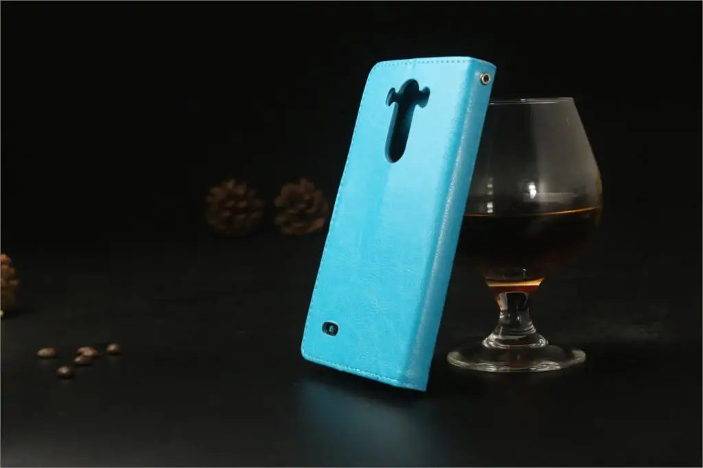 Роскошный чехол для мобильного телефона из ретро-кожи PU для LG Optimus G3 D850 D855, с отделением для карт и кошельком, крышка для чехла LG G3.
