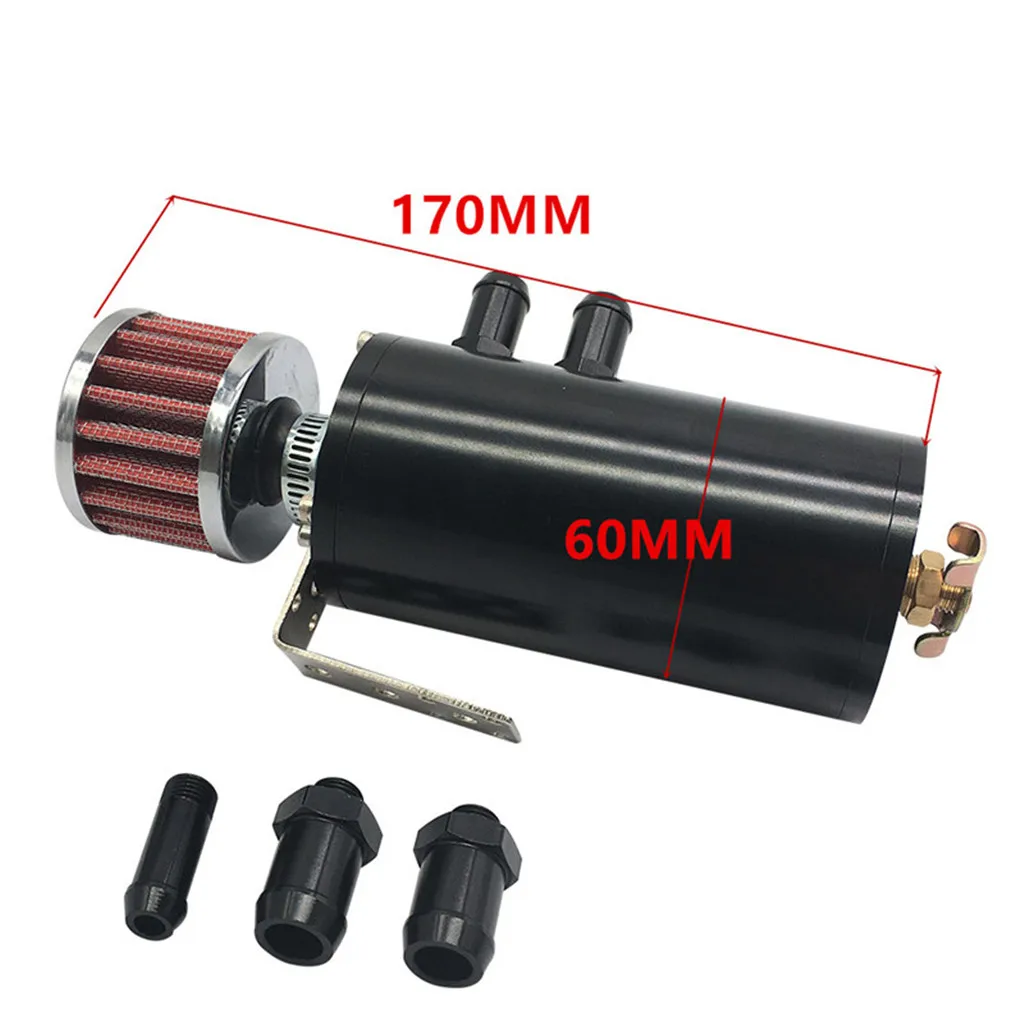 Алюминий 2 Порты и разъёмы маслоуловитель резервуар W/вентиляционный фильтр |