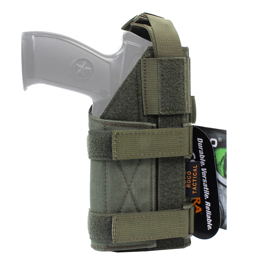 

ROCOTACTICAL Военная Тактическая снайперская поясная сумка для пистолета Molle модульный ремень для пистолета кобура для правой руки стрелков сери...