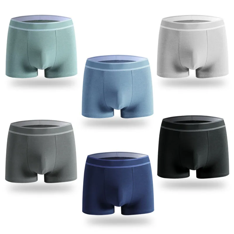 

Men's Underwear 4Pcs/lot Cotton Men Boxer Panties Polyester Mens Underwear Boxershorts ropa interior hombre