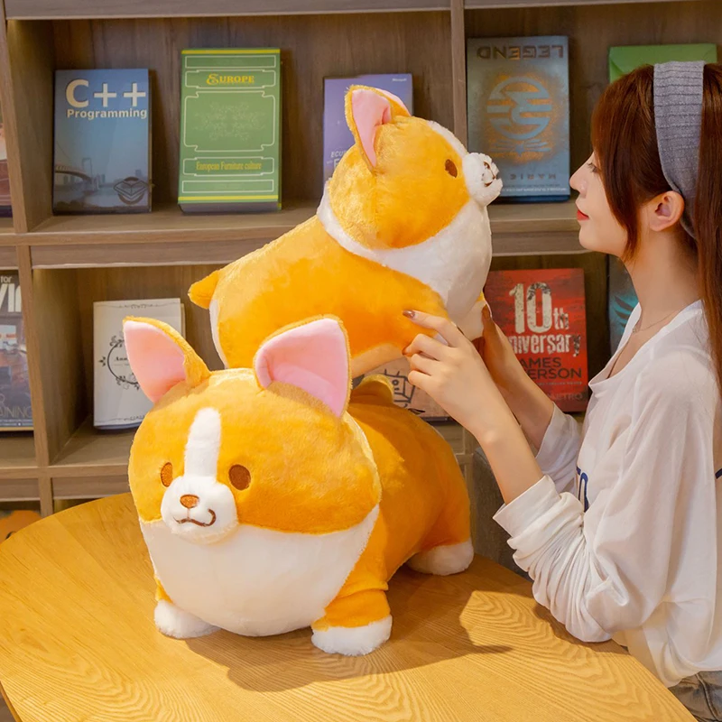 

The high-quality corgi plush animal toy pillow is a birthday wedding bridesmaid gift for children and boyfriends and girlfriends