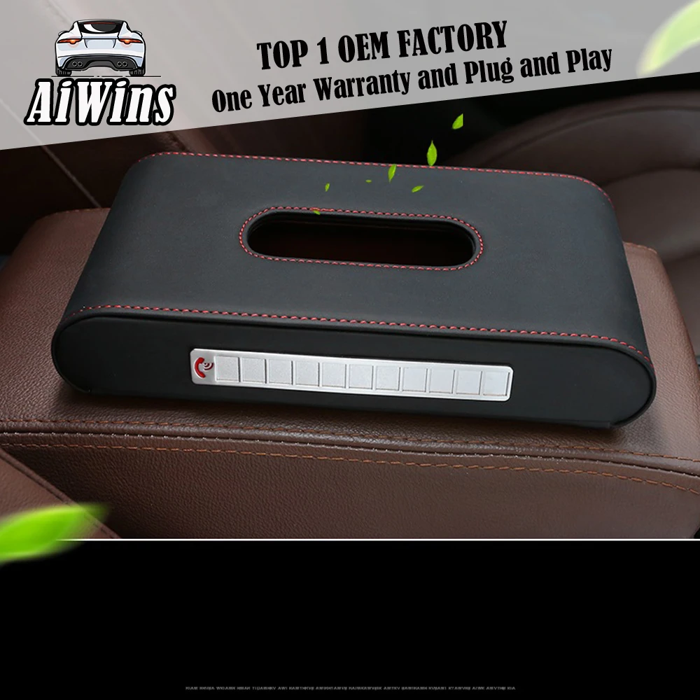 

Aiwins Car styling For Audi Q5 Q3 Q7 A3 A4LA6L Car Sun visor Tissue Boxes Case
