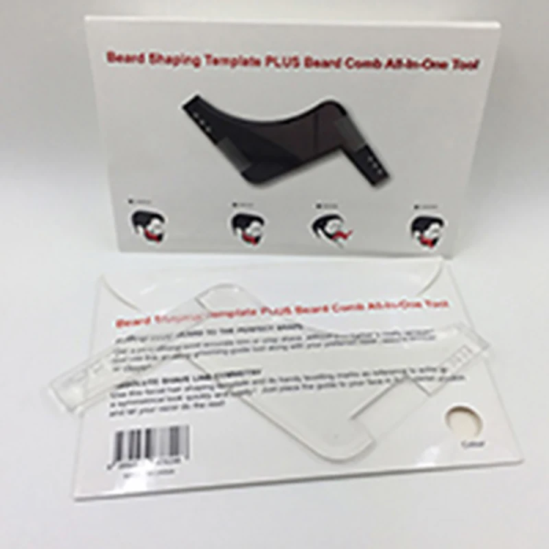 

New Beard Shaping Template Comb Beard Bro Shape Tool Shave comb Gentleman Beard Trim Template Hair Cut Hair Molding Beard Model