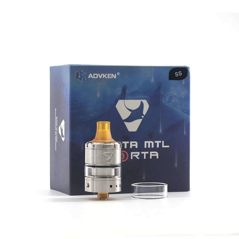 Vape бак Advken Manta V2 MTL RTA 2 мл емкость бака с 810 капельным наконечником электронная