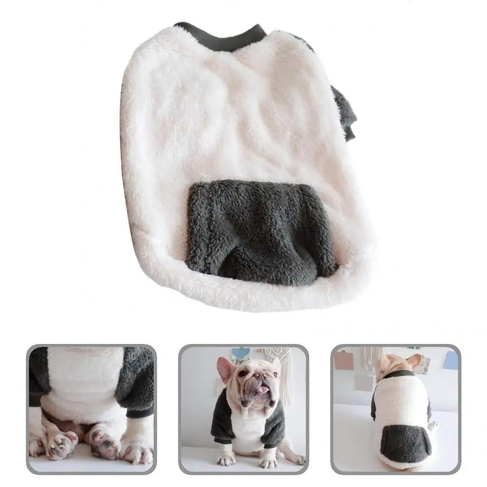 

Красивый свитер без запаха для маленьких и средних собак, 2 цвета, свитер для домашних животных, утепленный для подарка