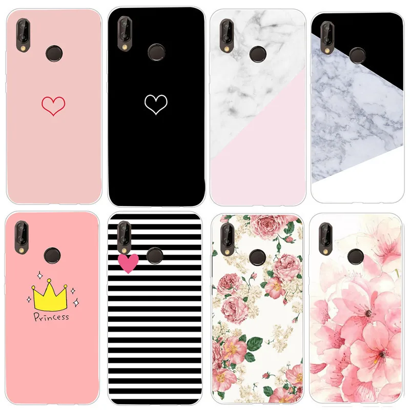 Для Huawei P20 Lite чехол мраморный P9 2017 для Mini P Smart Mate 10 Y6 Pro Чехлы Coque|Чехлы-книжки| |