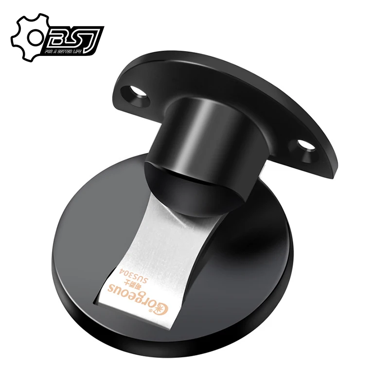 

Magnetic Door Stops 304 Stainless Steel Door Stopper Hidden Door Holders Catch Floor Nail-free Doorstop Furniture Hardware