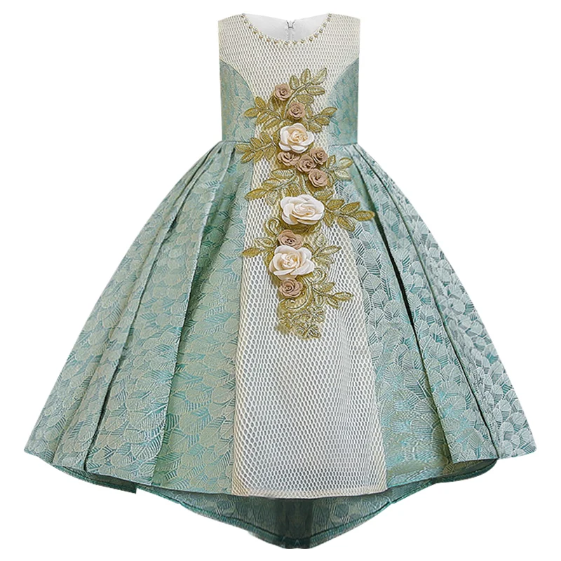 Цветочный смокинг для девочек на свадьбу вечеринку подружки невесты с вышивкой