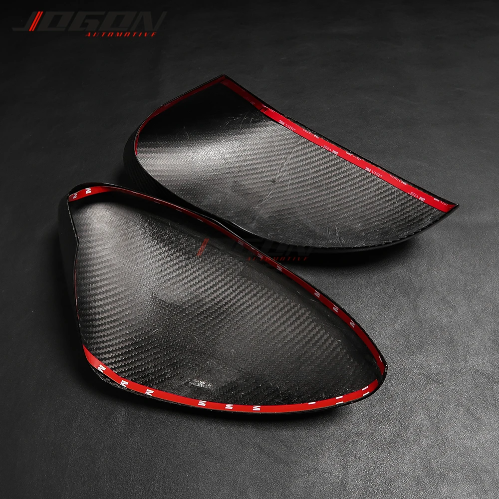 Full Carbon Fiber Car Side Rearview Mirror Cover For Alfa Romeo Stelvio 2017 2018 2019 2020 2pcs | Автомобили и мотоциклы