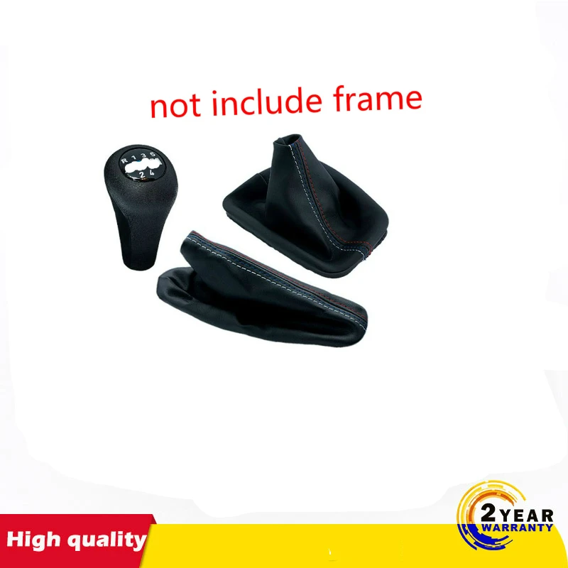 

Рычаг переключения передач для автомобиля, ручная работа, рычаг переключения передач, черные кожаные ботинки, 5 скоростей для BMW 3 серии E36 E46 ...