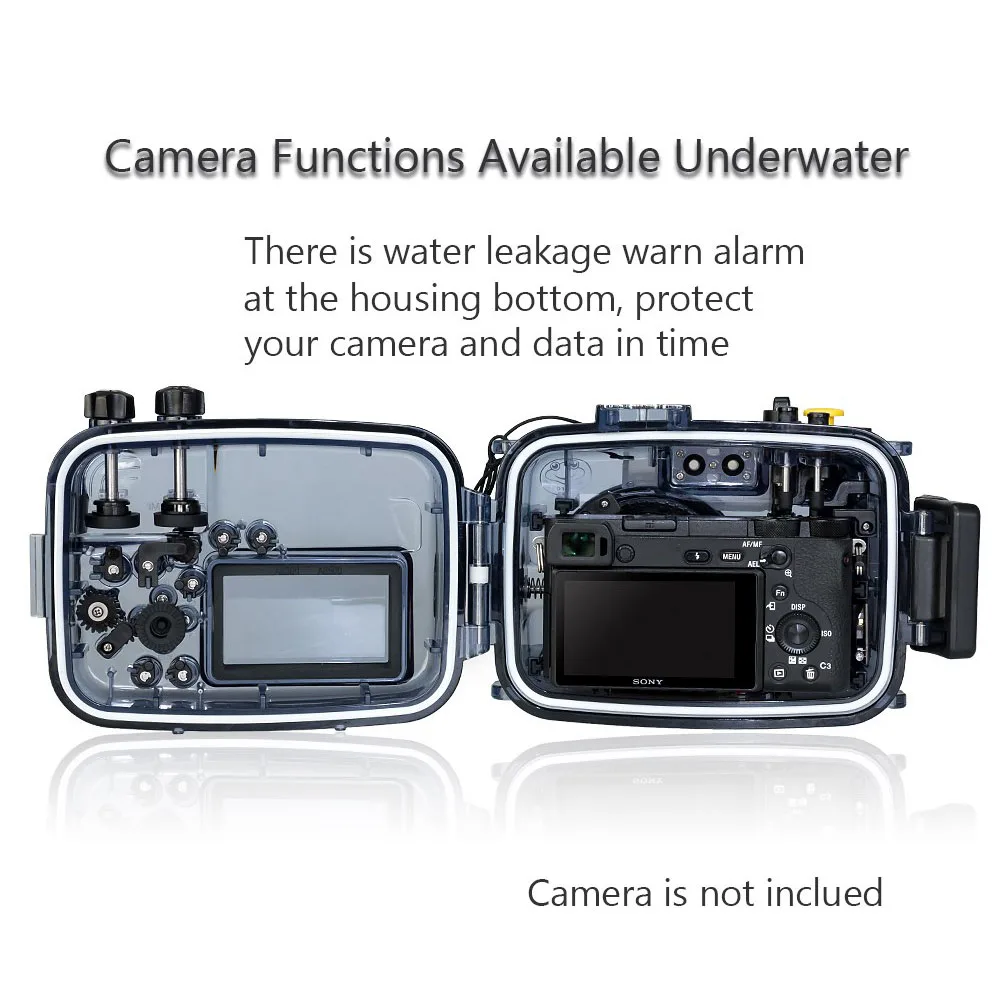 Водонепроницаемый чехол для камеры Sony A6000/A6300/A6500 60 м | Электроника