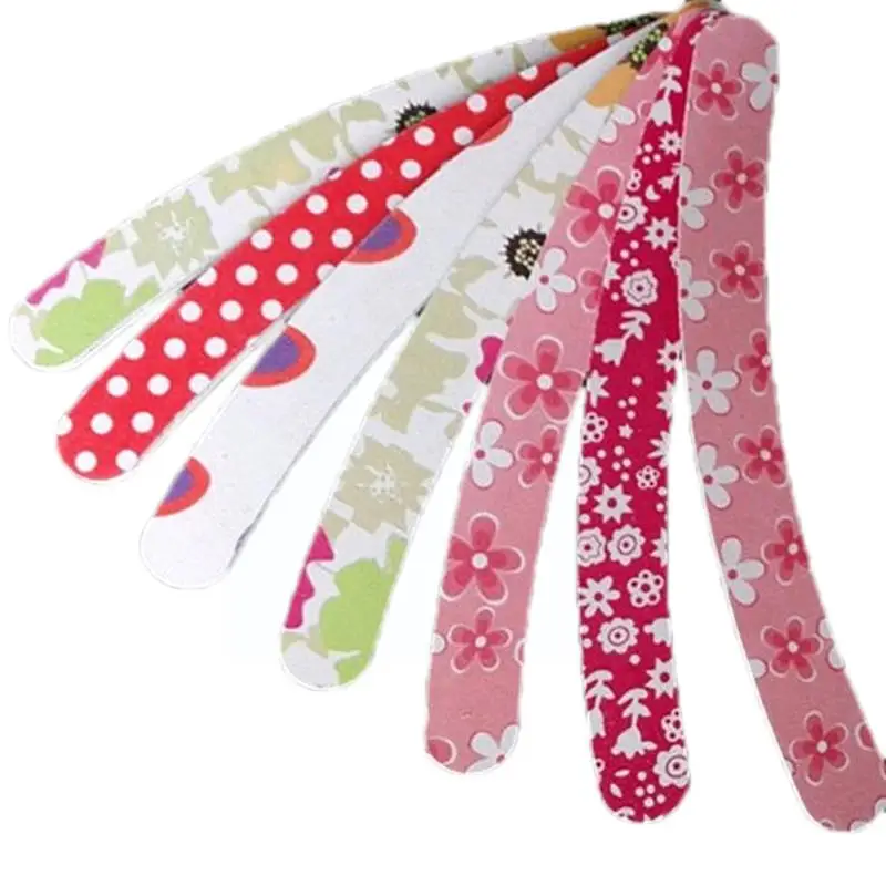 

1pc Random Color Professional Nail File Nail Art Tools Manicure Care Sandpaper Grinding Half Pedicure Polishing Tools Nail G7Q2