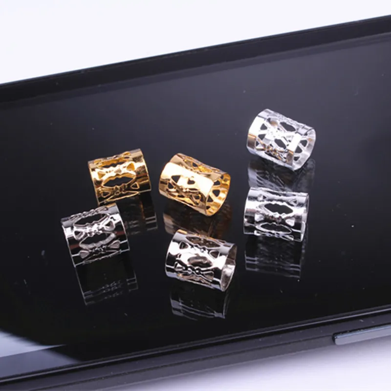 100 шт./лот золотистые/Серебристые/черные/микс серебряные золотые микро кольца для