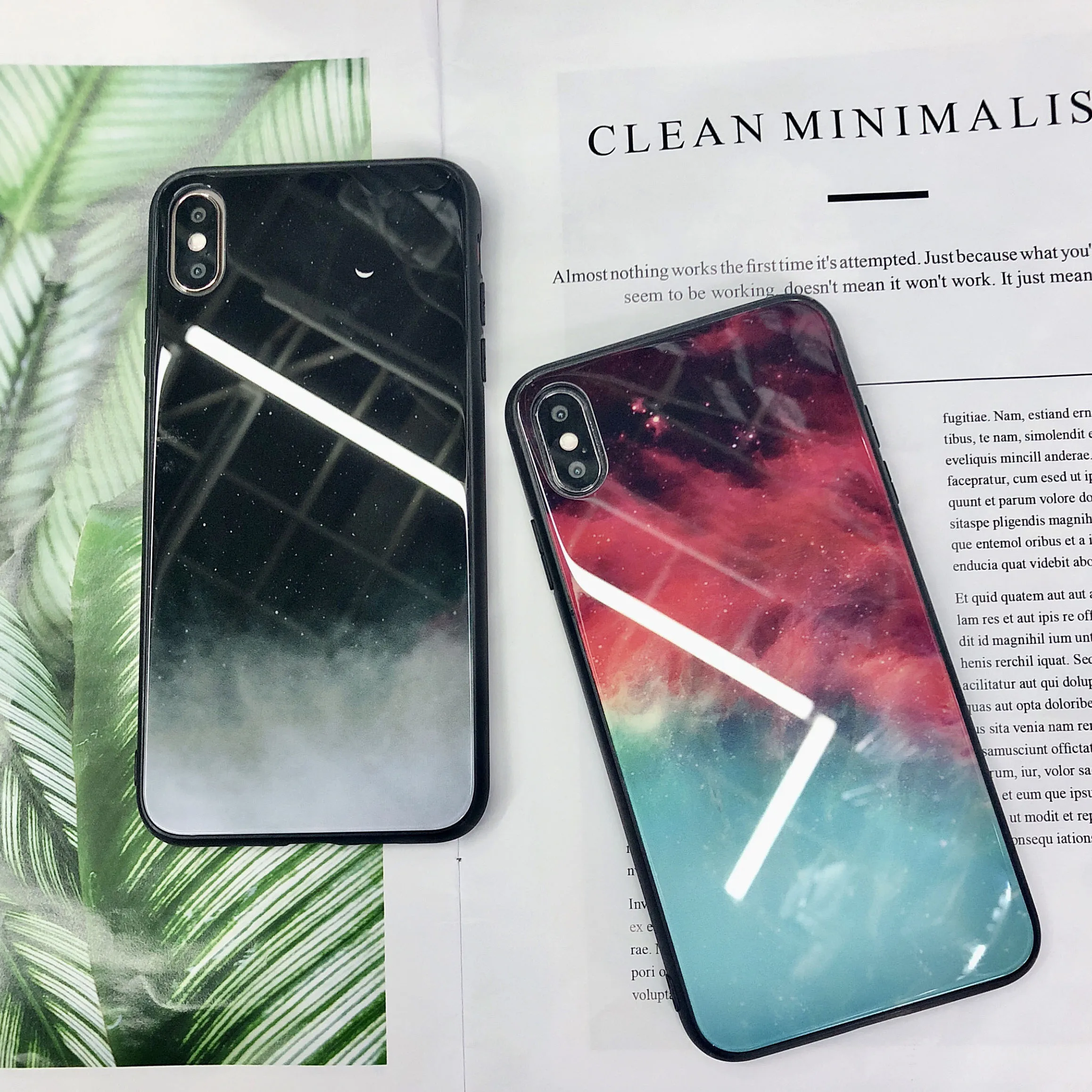 Роскошный чехол PEIPENG из закаленного стекла для телефона iPhone X XR XS Max мягкий ТПУ с