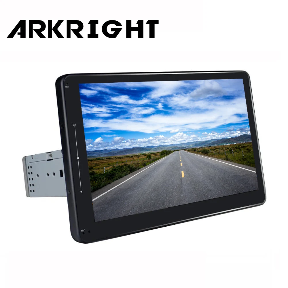 Автомобильный радиоприемник ARKRIGHT 1280*720 10 дюймов 1 Din Android 4 ГБ 64 8 ядер автомобильное