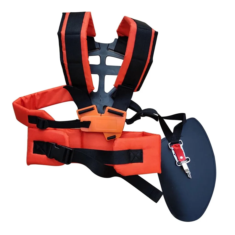 

32x26x4cm Double Shoulder W Shape Harness Strap Adjustable Shoulder Strap Strimmer Padded Belt For Brush Cutter Trimmer Pruner
