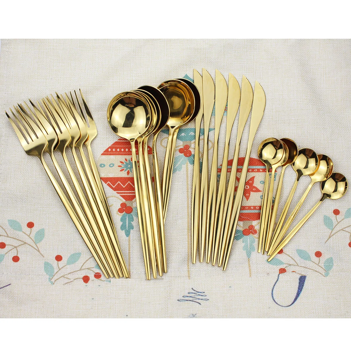 Набор столовых приборов из нержавеющей стали 18/10 24 шт.|Столовые сервизы| |