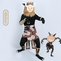 genshin impact hilichurl cosplay costume game suit plush mask anime common enemies party carnival outfit women men