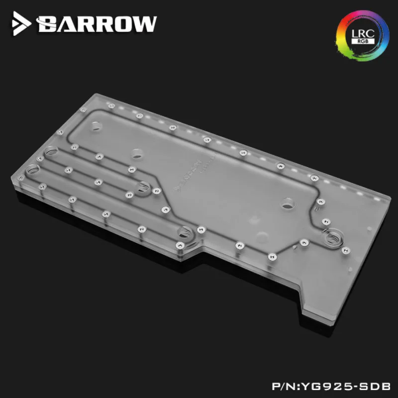 Водная плата для INWIN 925 чехол Aurora Intel CPU водный блок и один графический процессор