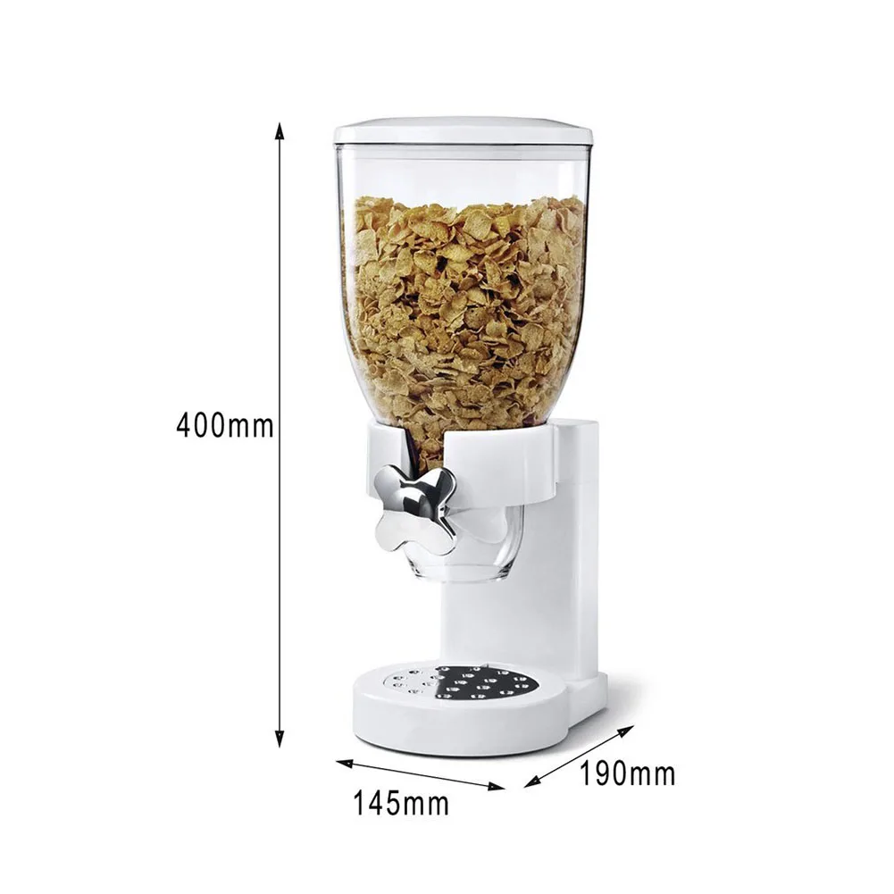 

Portable Cereal Dispenser Household Dry Food Dispenser Single Cup Food Container for Cereal