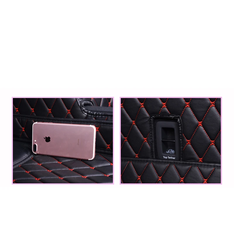 Lsrtw2017 кожаный коврик для багажника автомобиля Коврики Skoda Kodiaq 2017 2018 2019 2020 загрузки