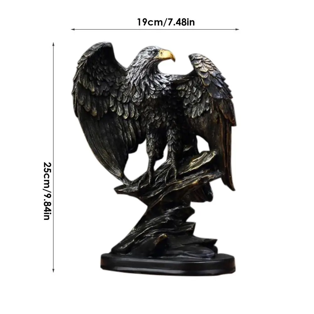 

Upgraded Eagle Figurines Resin Animal Sculpture Statue Eagle Statue Vintage Decorative Resin Ornaments For Desktop Dropshipping