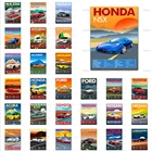 Ретро-постер для классического автомобиля Nissan Skyline Ford Sierra Rs, спортивный автомобиль, домашний декор, холст, настенные художественные принты, украшение для гостиной, подарок