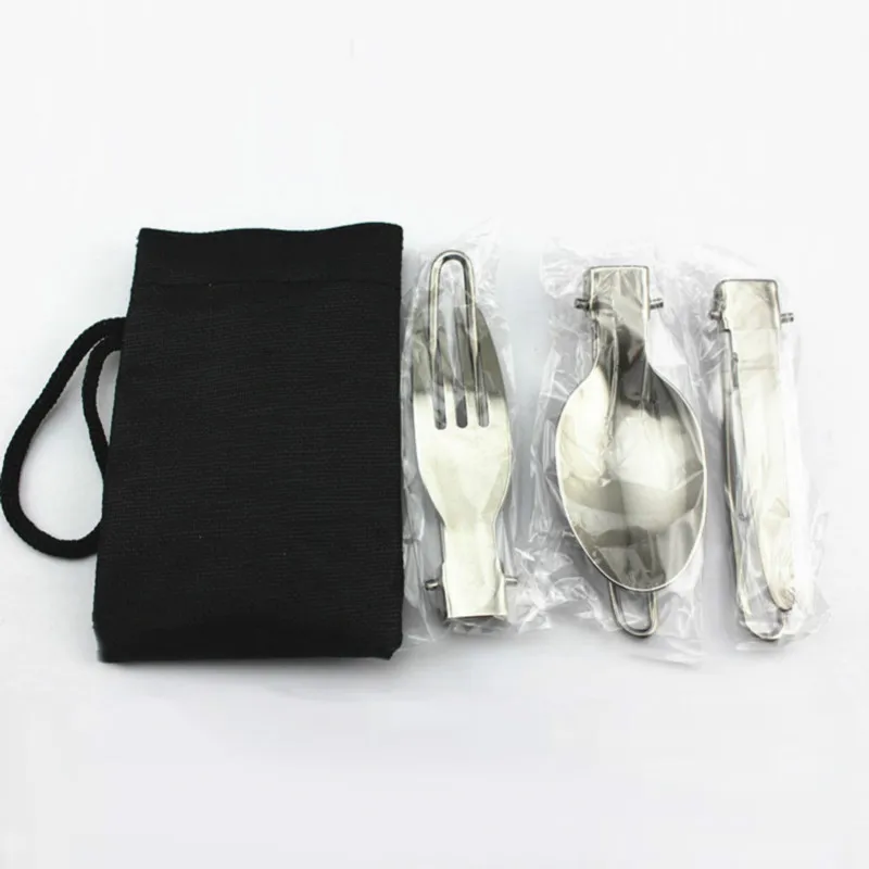 Camp Cooking Pot 4P Set Aluminium Alloy Outdoor Lunch Box Portable Tableware Camping Pots Panela Cutlery Set Outdoor Kitchenware
