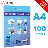 inkjet sublimation heat transfer paper 100sheets a4 105g for any inkjet printer with sublimation ink 100 sheets letter size