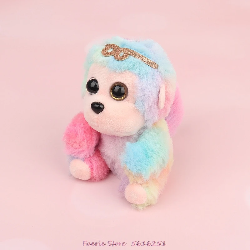 

Hot Style Winter Color Plush Sun Wukong Monkey Keychain Bag Pendant Car Key Chain Accessories Wholesale Keyring Cute