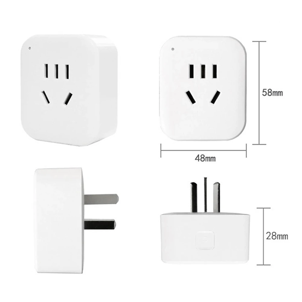 Wifi Smart Power Plug Outlets Mini AU электрическая розетка мониторинг энергии 15A голосовой