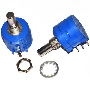 Резистор с проволочной обмоткой 3590S-2-103L, 3590S, многооборотный потенциометр 10K, 1k, 2K, 5K, 50K, 100k, регулятор громкости, регулируемый потенциометр