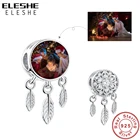 Стандартные серебряные подвески с фото на заказ, подвески для оригинального браслета сделай сам, бесконечность, друзья, сестра, сердце, Ловец снов, бусины с памятью