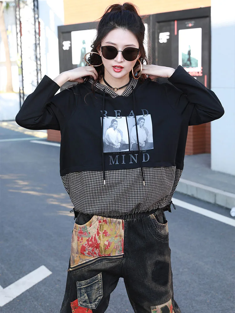 

Hip Hop Cool Hipster Pullover Hoodie Harajuku 2021 Autumn Street Women Long Sleeve 90s Riverdale Girl Urban Trendy Sweatshirt