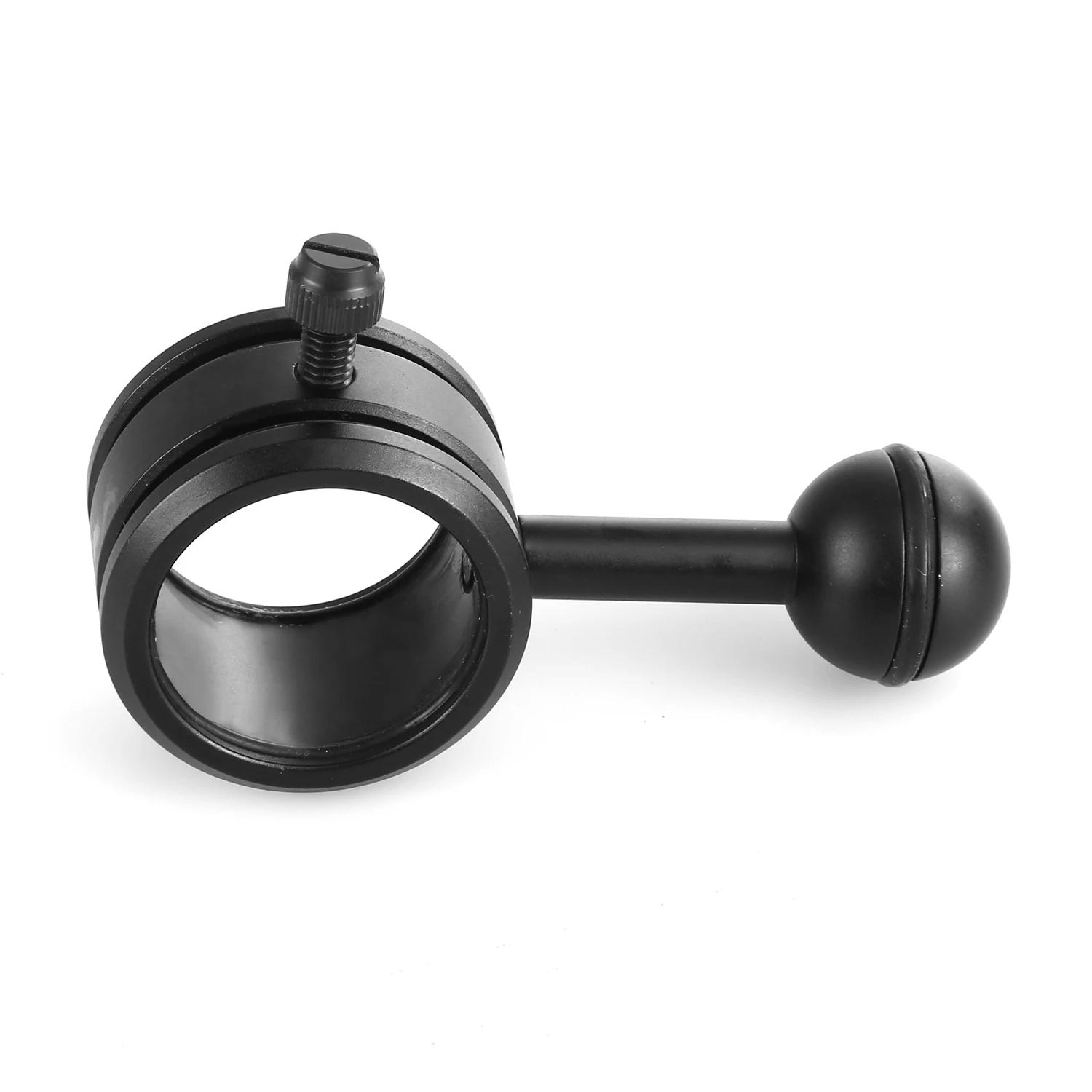 

FOTGA 25mm Holder Bracket Clamp with 1" Ball Mount for Underwater Tray System to Diving Flashlight