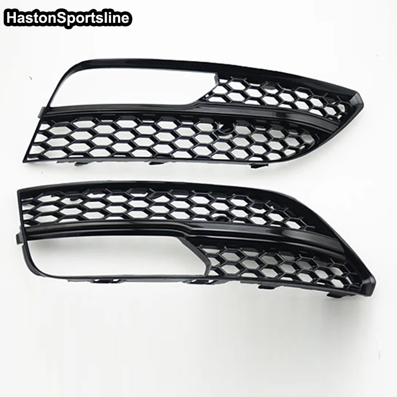 А3 Сетка переднего спортивного противотуманного фонаря с медовым сотом для Audi Standart Хэтчбек 2014-2016 Комплектующие автомобиля.