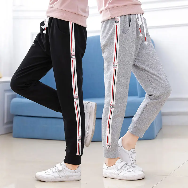 

Girl autumn Pants Trousers Girl Leggings Pants Sports Stripe Leggings for Girls Kids Children Clothes Trousers 3 to 12 Years