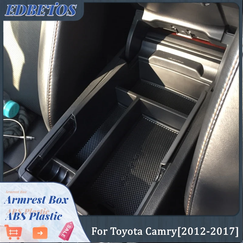Центральной консоли Организатор лоток для Toyota Camry 2012 2017 подлокотник вторичный
