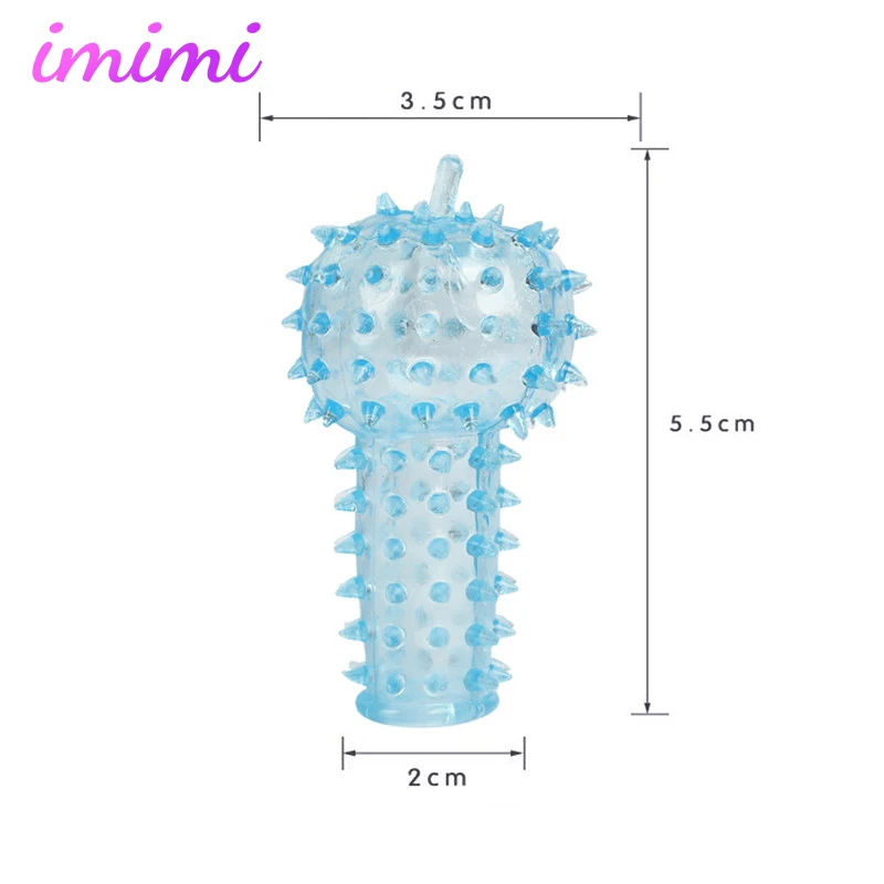 Lesbian Products Orgasm Finger Sleeve Vibrator Female Masturbator G Spot Massage Clit Stimulate Erotic Goods Sex Toys For Women | Красота и