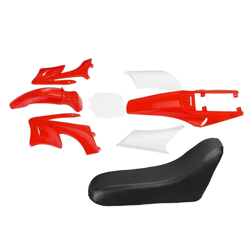 

8Pcs 47Cc 49Cc Plastic 2-Stroke Dirt Bike Set Mudguard Seat Fairing Body Kits