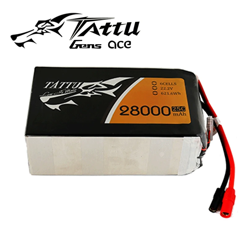 classic 28000mah Tattu Plus 6S 22,2 V LiPo умный аккумулятор 4S 10000mah 12000mah 16000mah 22000mAh Plus 25C с разъемом AS150 XT150 для беспилотного летательного аппарата - Цвет: classic 28000mah