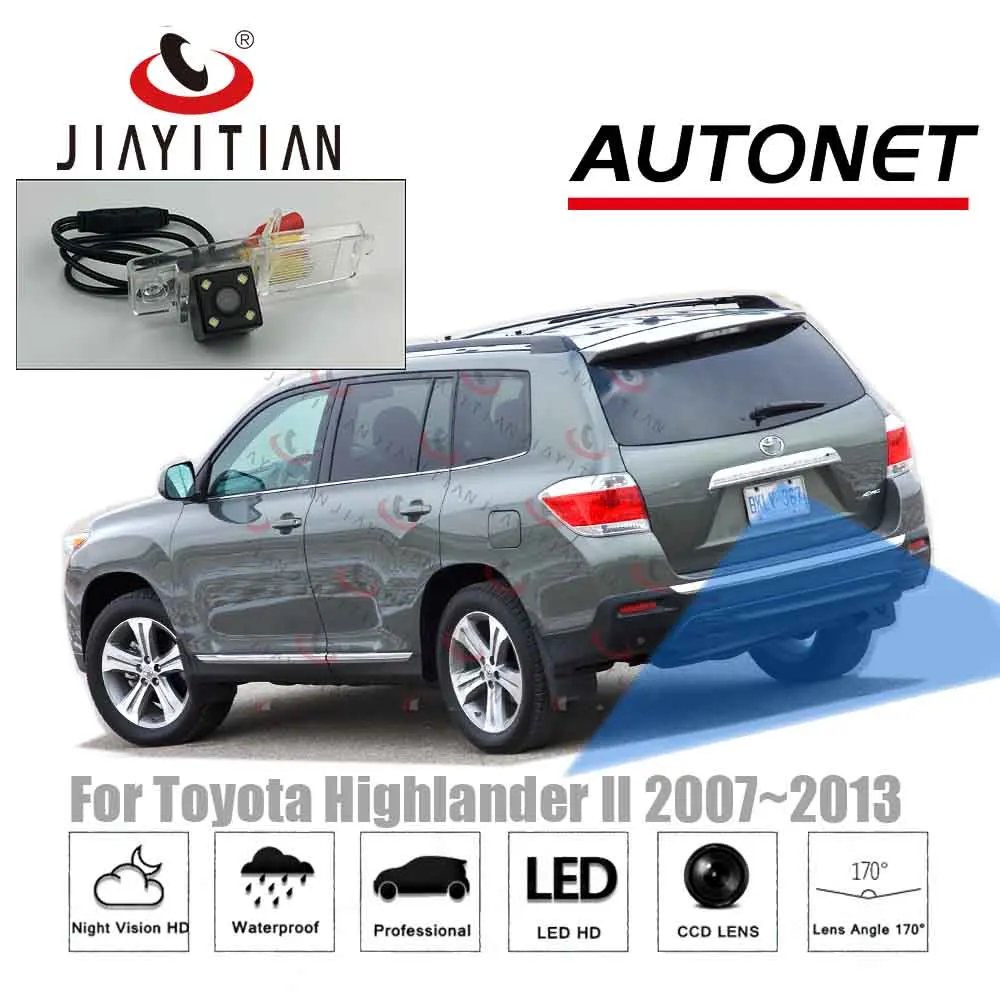Камера заднего вида JiaYiTian камера с ночным видением для Toyota high Lander 2011 Kluger XU40 2007 ~ 2013