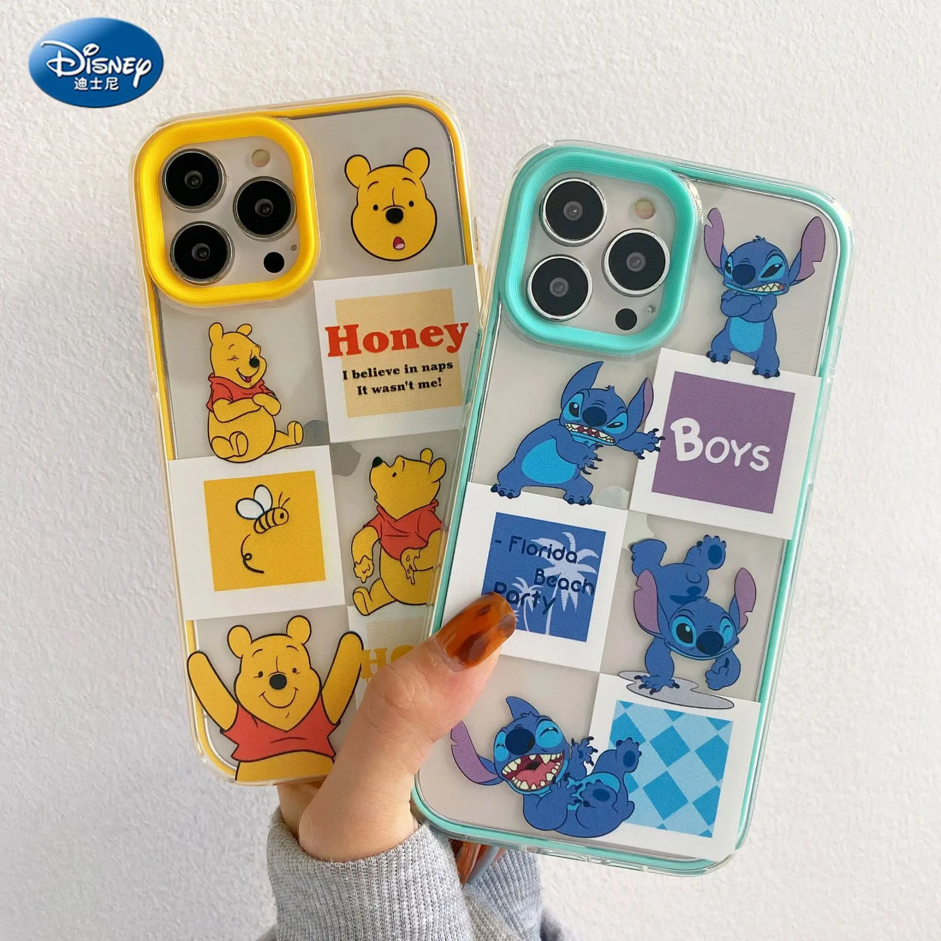 

Оригинальный силиконовый роскошный чехол для телефона с изображением Диснея Винни-Пуха для Apple iPhone 12 Pro, противоударный чехол