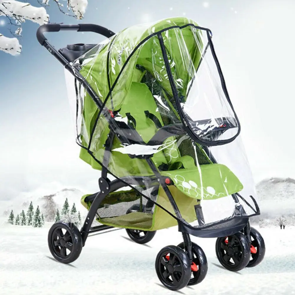 

Universal stroller rain cover stroller rain cover windshield windshield umbrella cover stroller car warm raincoat baby wint L6H3